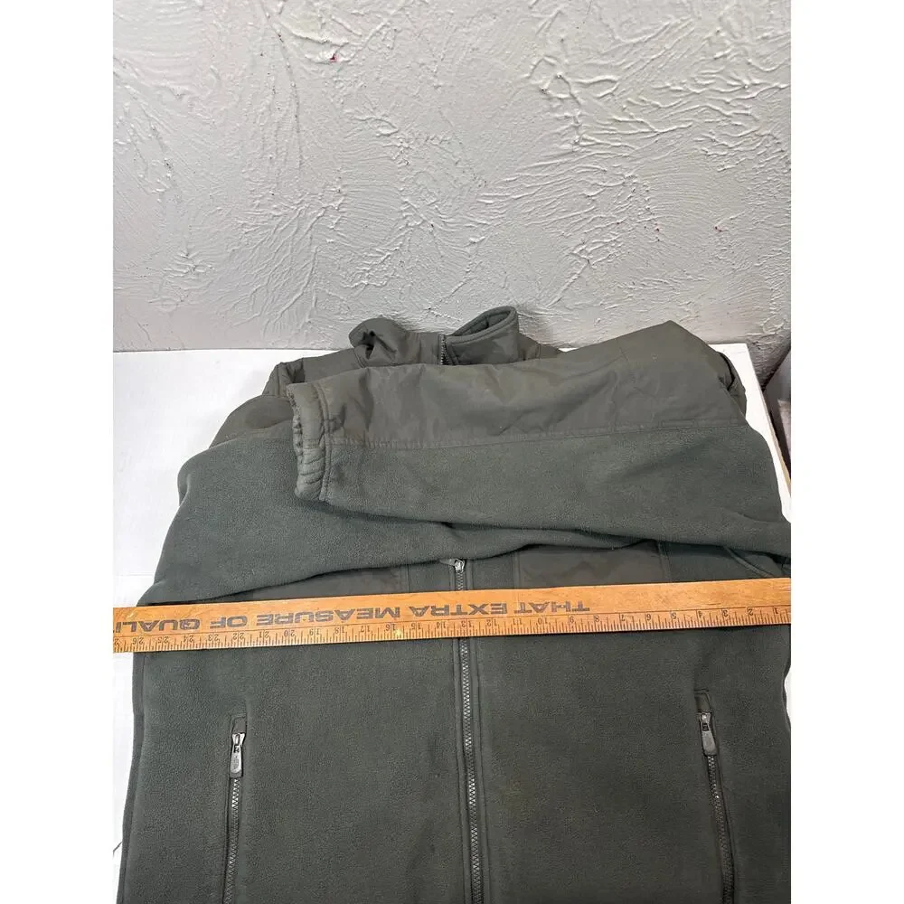 The North Face Salinas Thick Heavyweight Fleece Jacket Green Mens Denali Size XL
